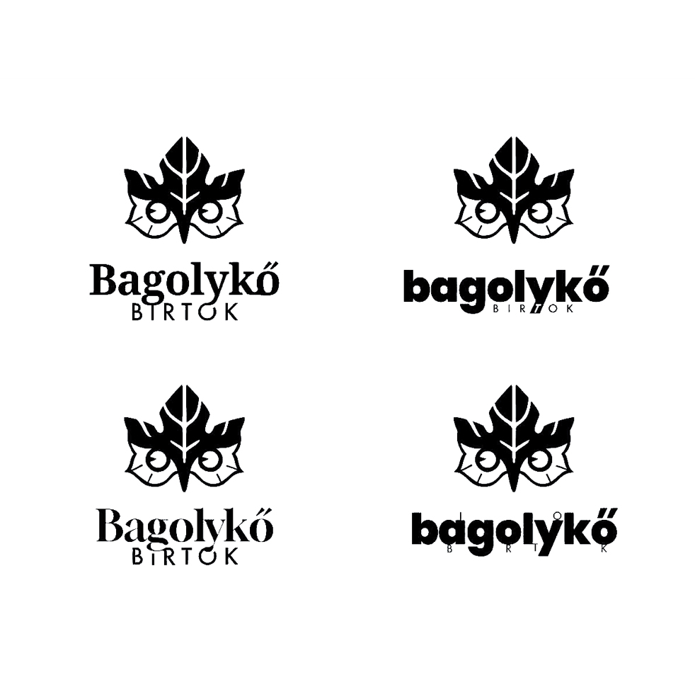 Bagolykő tipográfia próba